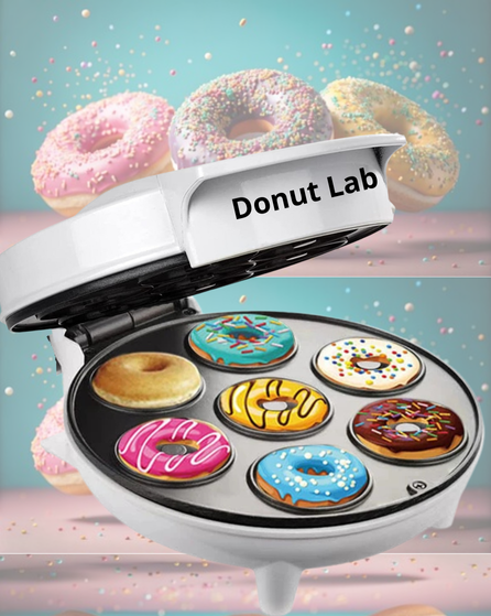 Donut Lab™| Piastra Grande 7 Ciambelle