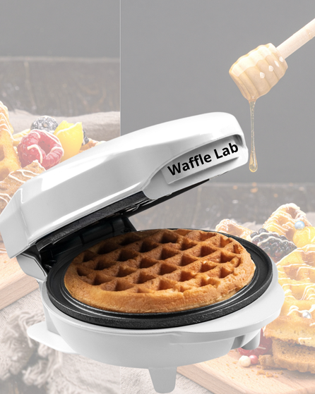 Waffle Lab™|Piastra 5 Cuori